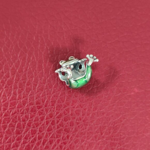 Pandora Climbing Frog Charm S925 Silver with box - Picture 10 of 11